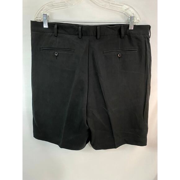 NWT Nautica Rigger shorts size 38 Silk Linen 9" inseam mens Black - Picture 2 of 7